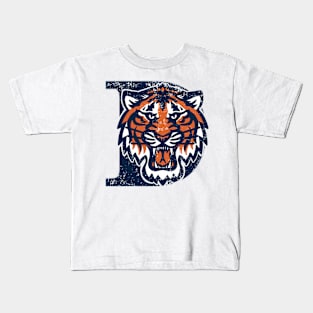 Detroit tigers vintage Kids T-Shirt